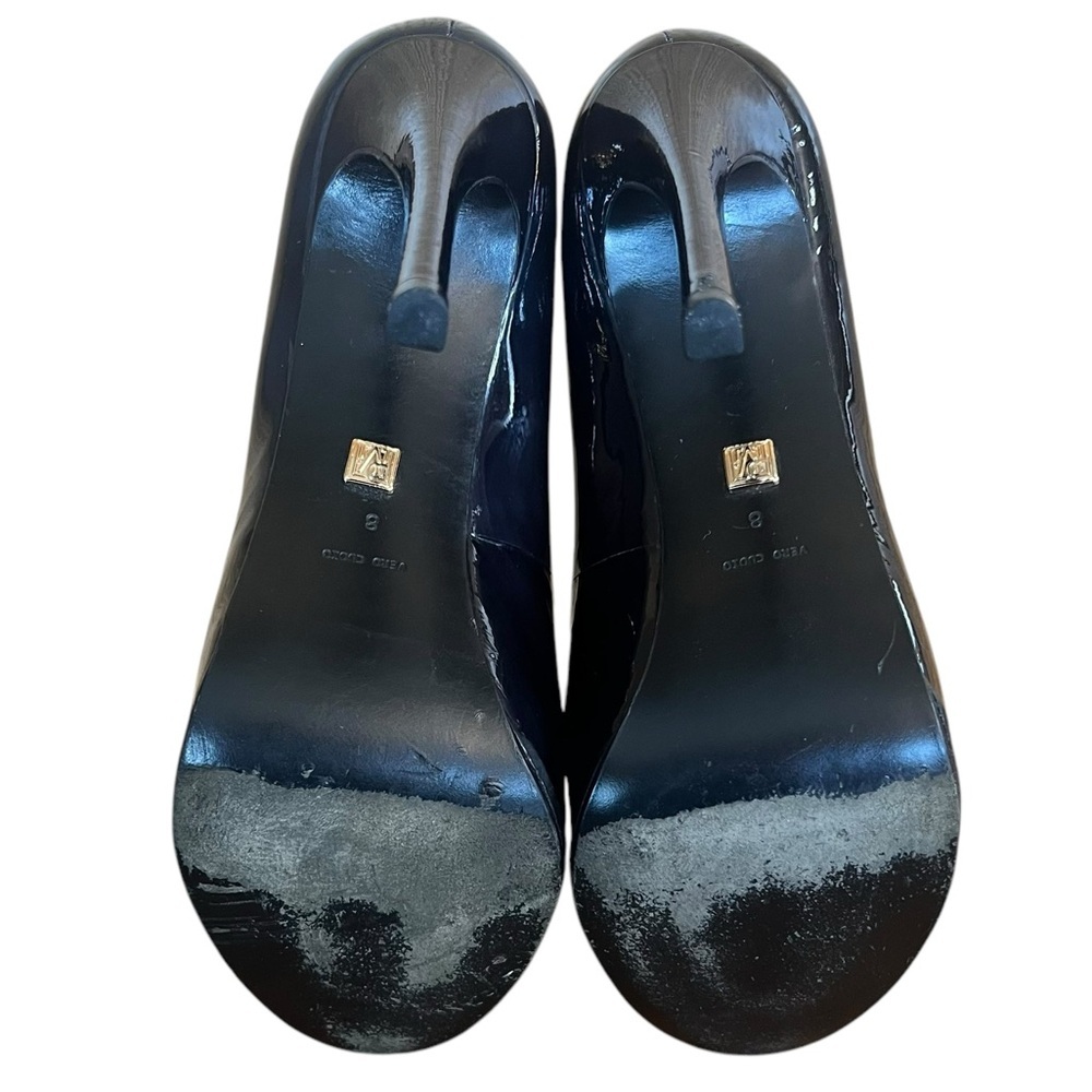 Pour la Victoire Black Pumps - Size 8, 5-Inch Heels - Picture 9 of 12